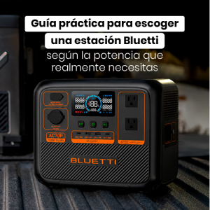 Cómo elegir una estación Bluetti según la potencia que realmente necesitas