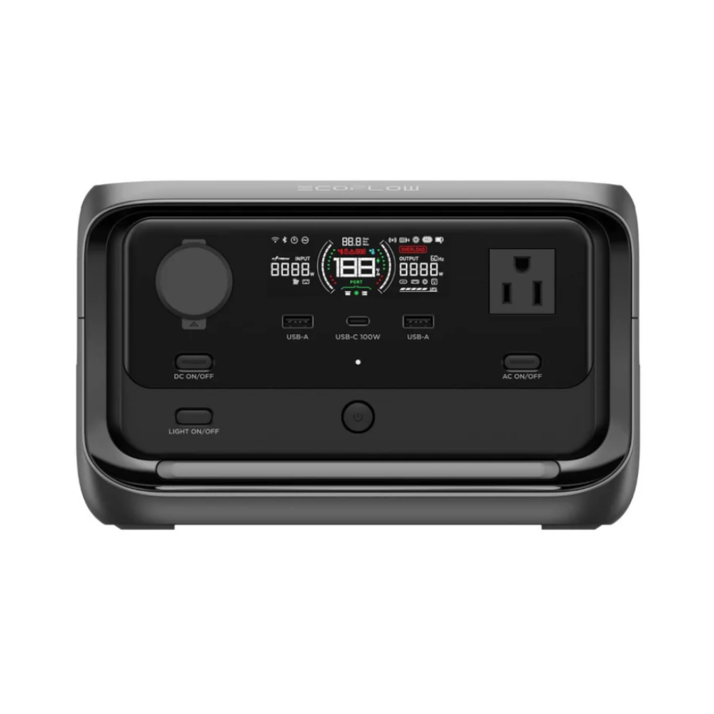 Estación de Energia Portatil Ecoflow RIVER 3 MAX 600W Potencia 572Wh Capacidad_2