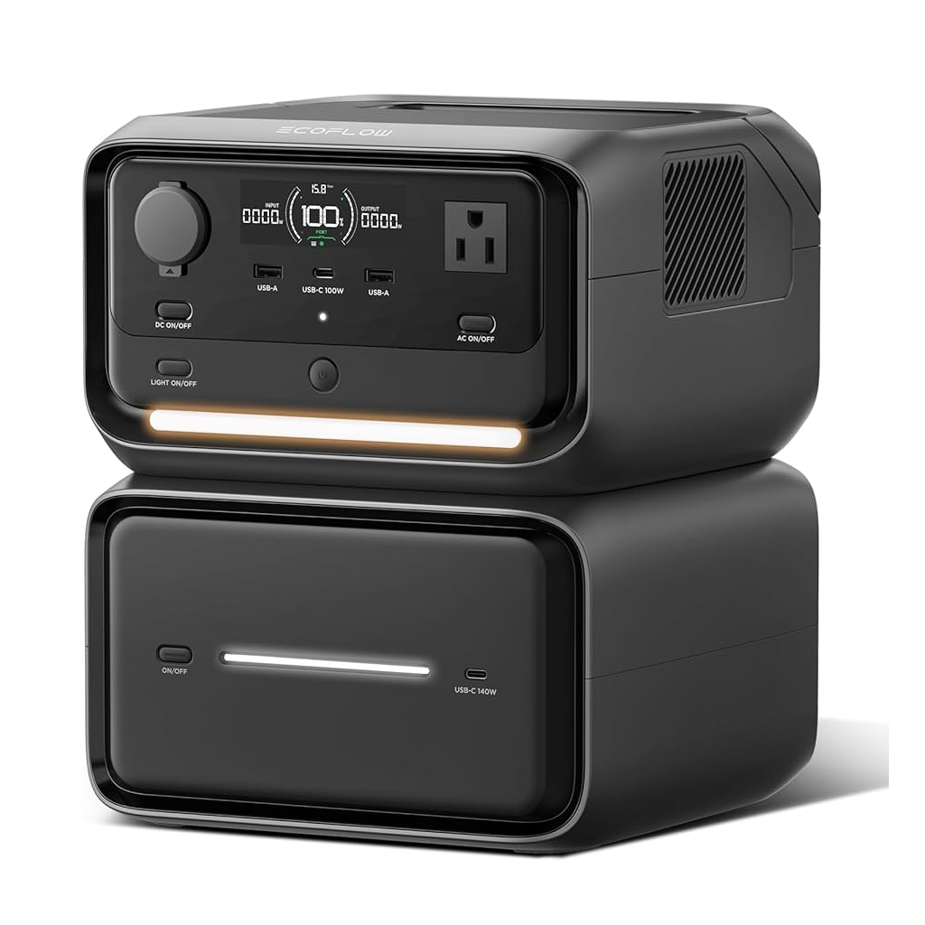 Estación de Energia Portatil Ecoflow RIVER 3 MAX PLUS 600W Potencia 858Wh Capacidad  - Bluetti Oficial Colombia | WattsOn