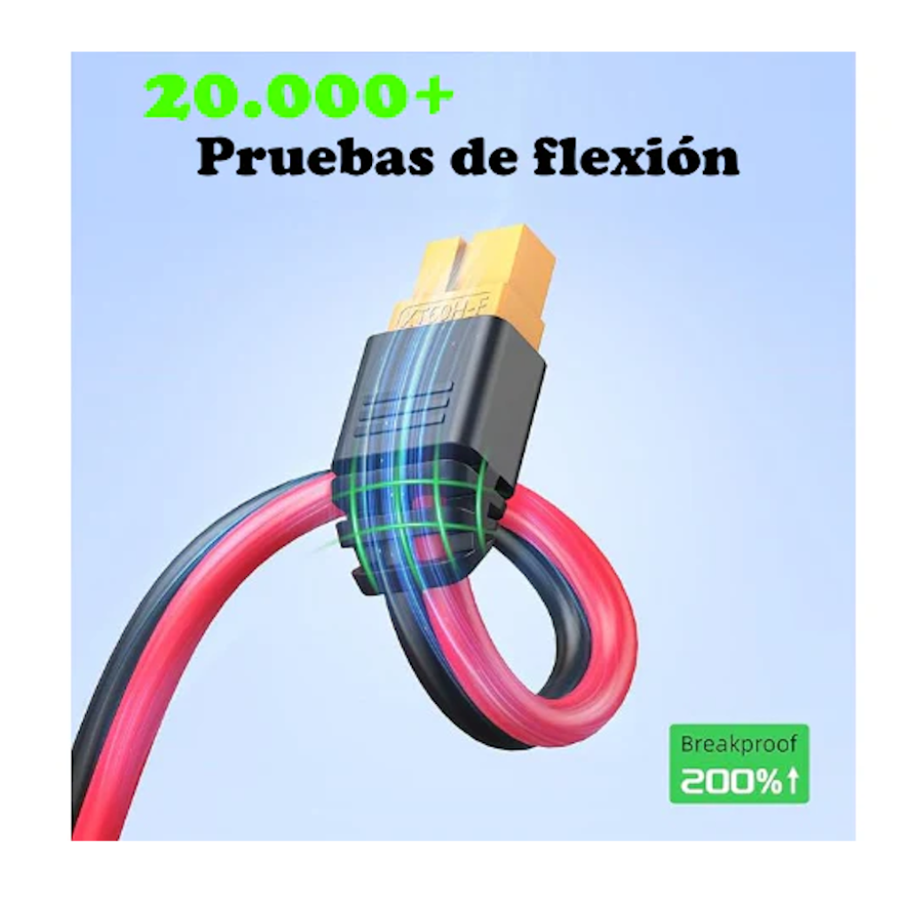 Cable de Conexión Para Panel Solar XT60 EcoFlow 3 mts_6