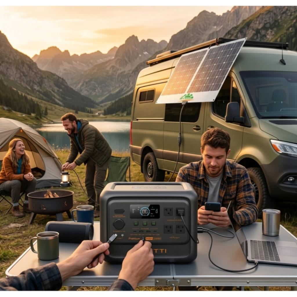 Estación de Energía Portátil Bluetti Premium 100 V2 2000W 1024Wh _2