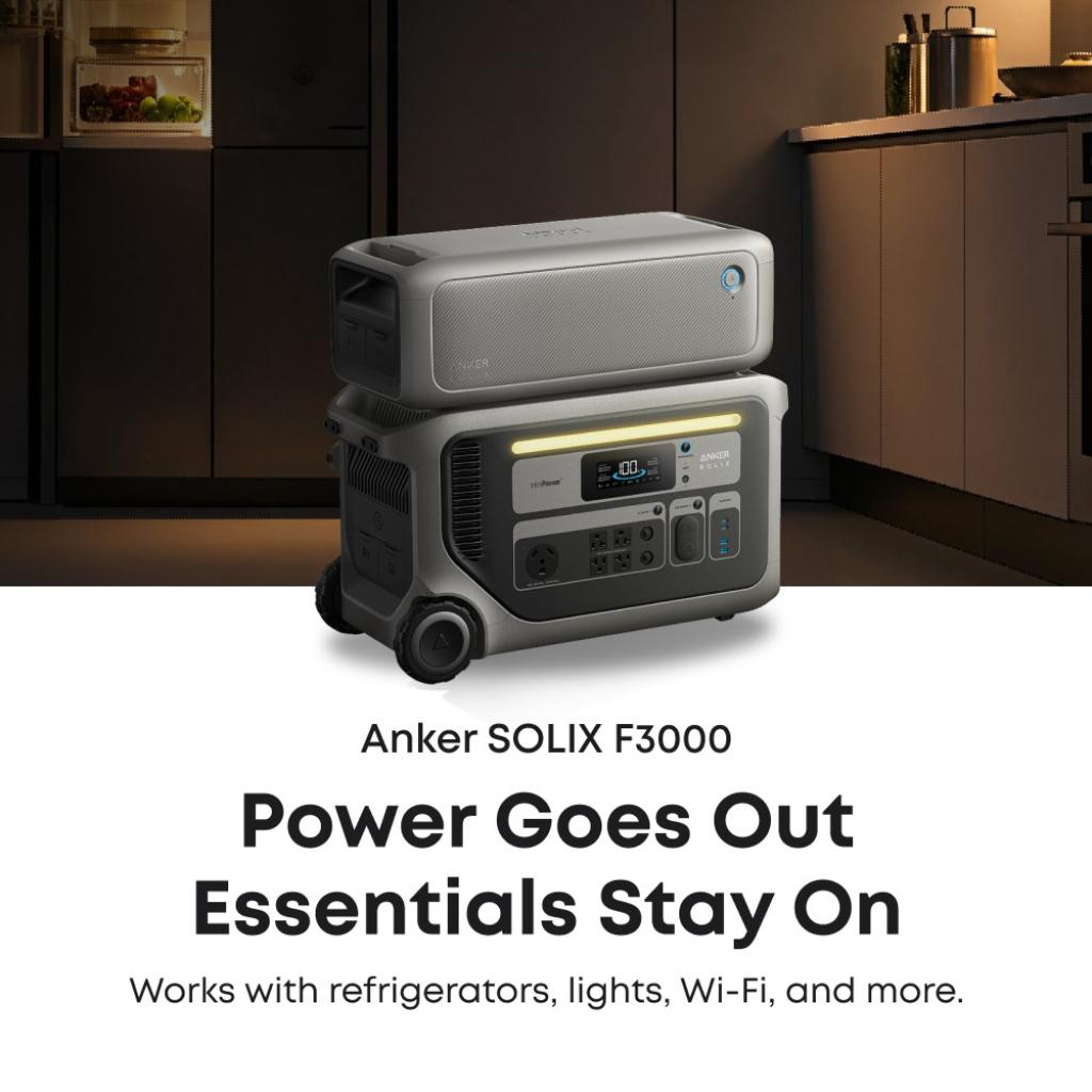 Estación de Energia Portatil Anker Solix F3000X 3600W Potencia 3072Wh Capacidad_7