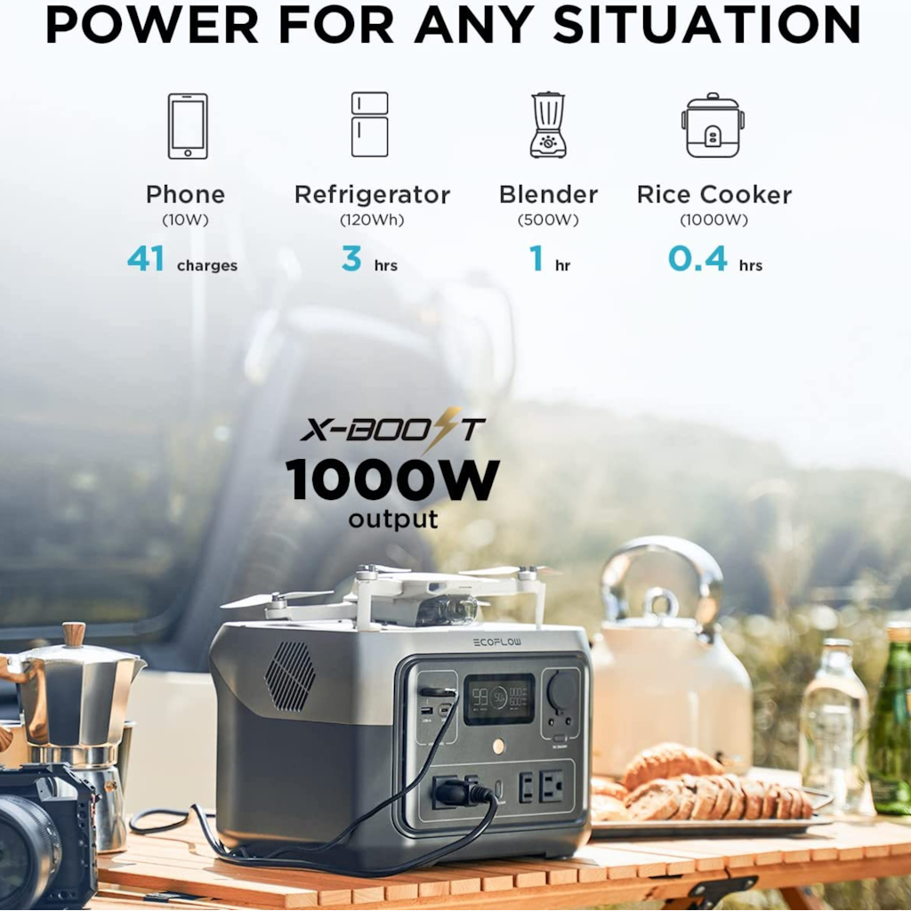 Kit Solar Portátil EcoFlow RIVER 2 Max 500 W + Panel Flexible 100 W_7