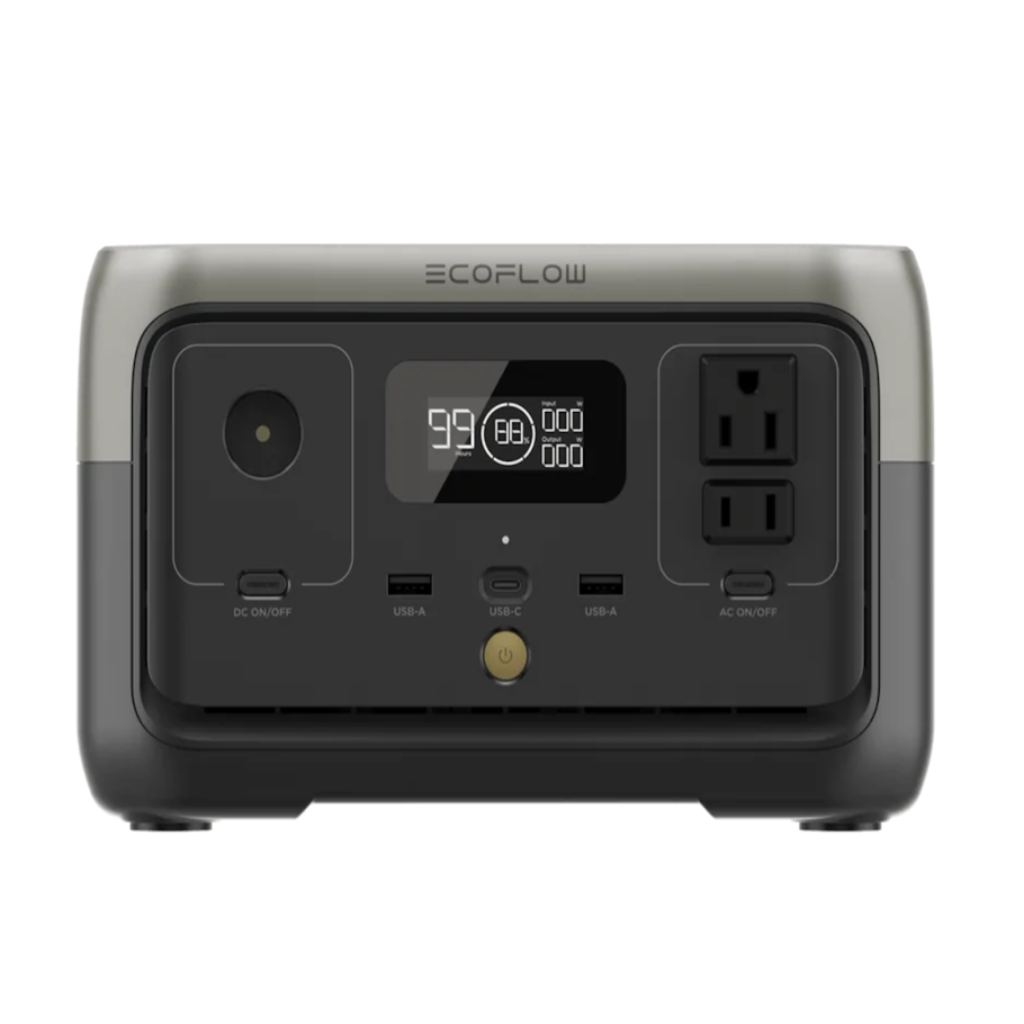  Kit Solar Portátil EcoFlow RIVER 2 300 W + Panel Flexible 100 W_2